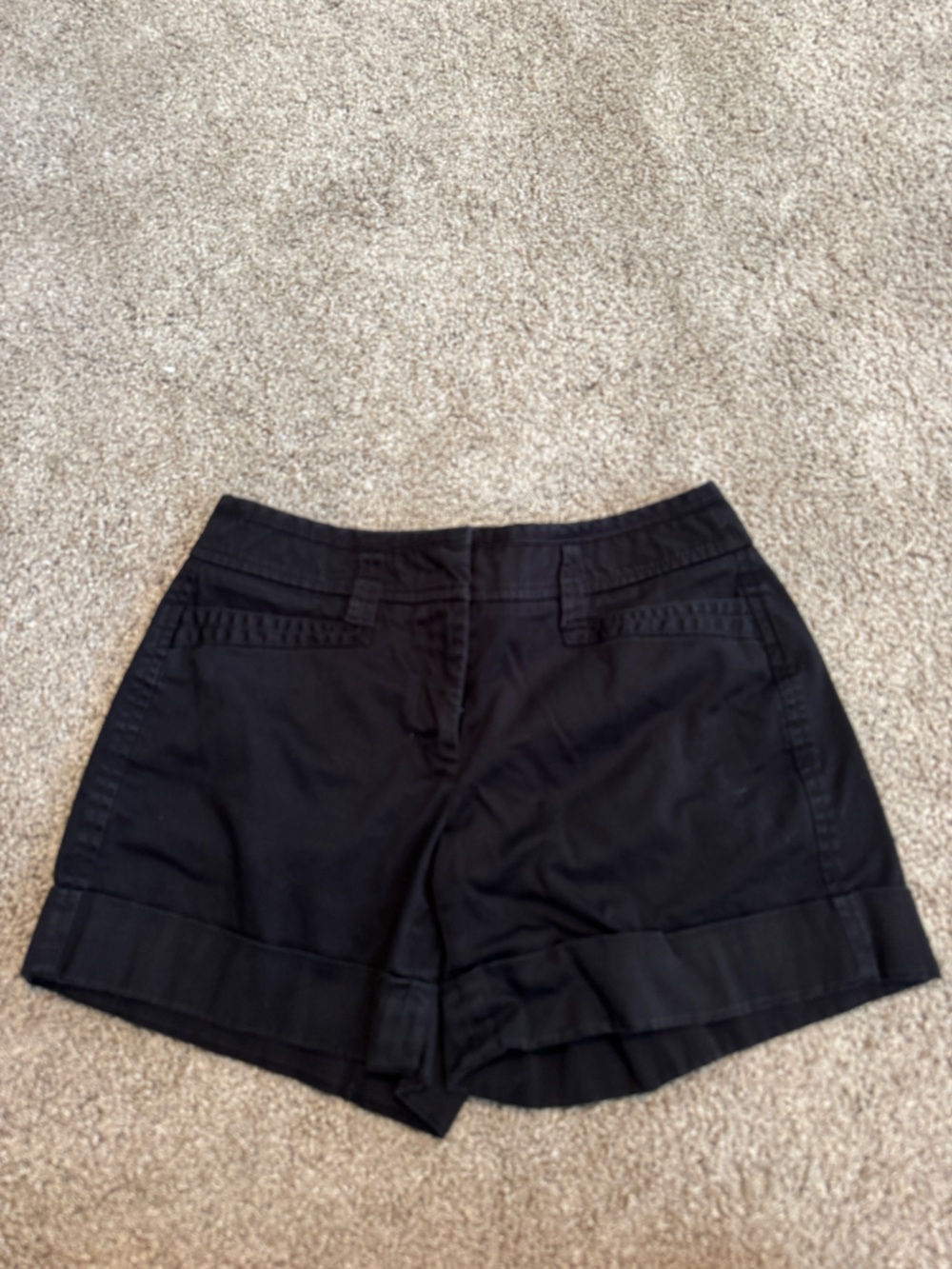 Women’s Black Cotton Shorts